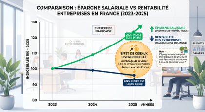 Votre &eacute;pargne salariale progresse-t-elle autant que pour la moyenne des entreprises fran&ccedil;aises ?